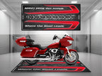 MPM Motorcycle Mat for Touring Motorcycle "Where the Road Leads" - MM4314