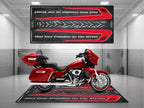 MPM Motorcycle Mat for Touring Motorcycle "Find Your Freedom on the Street" - MM4313