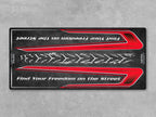 MPM Motorcycle Mat for Touring Motorcycle "Find Your Freedom on the Street" - MM4313