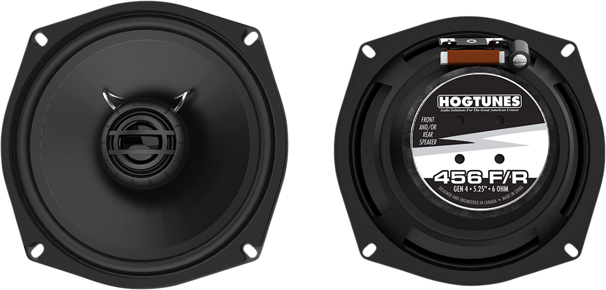 HOGTUNES 5-1/4" Front and Rear Speakers - Speakers / Front/Rear / 5-1/4" / Harley-Davidson® 4405-0763
