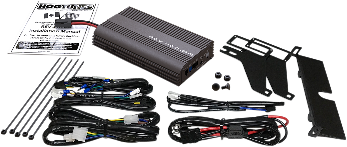 HOGTUNES Rev Series 4-Channel Amplifier — 200 W - Amplifier Kit / 4-Channel / '99-'13 FLH 4405-0522