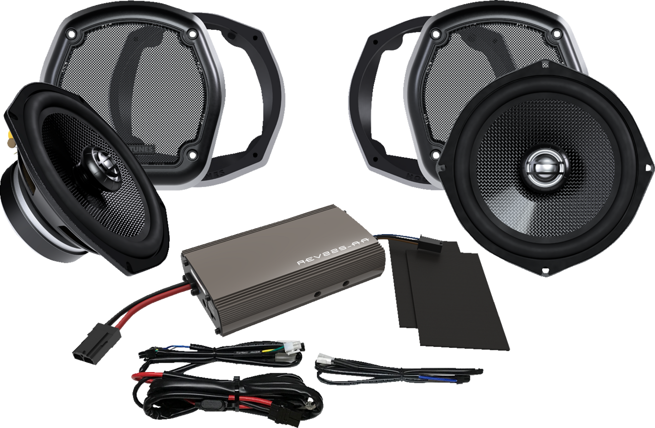 HOGTUNES Speaker and Amplifier Kit - Amplifier/Speaker Kit / 225 W / Lower Fairing / '99-'13 FLHT/FLHX/FLTR 4405-0976