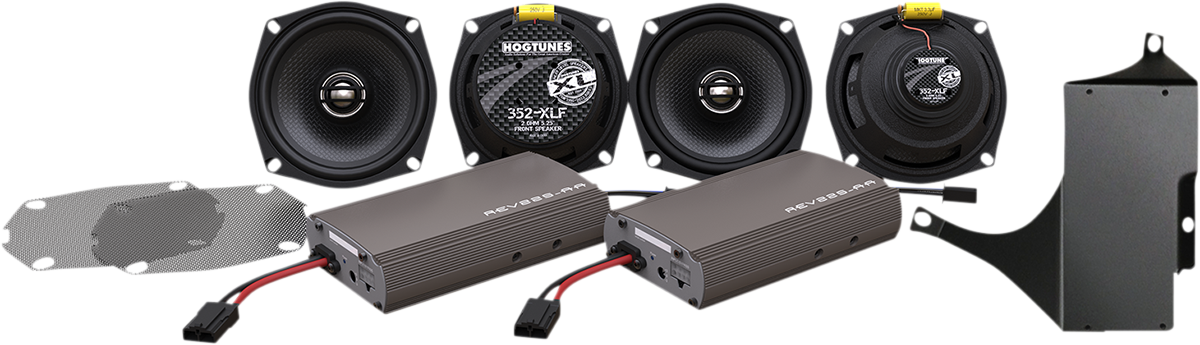 HOGTUNES XL Series Dual Amplifier/Speaker Kit - XL Series Dual Amp/Speaker Kit / '11-'13 FLTRU 4405-0711