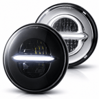 Eagle Lights Infinity Beam Series 5-3/4" Round LED Headlight for Harley-Davidson® and Indian® Motorcycles