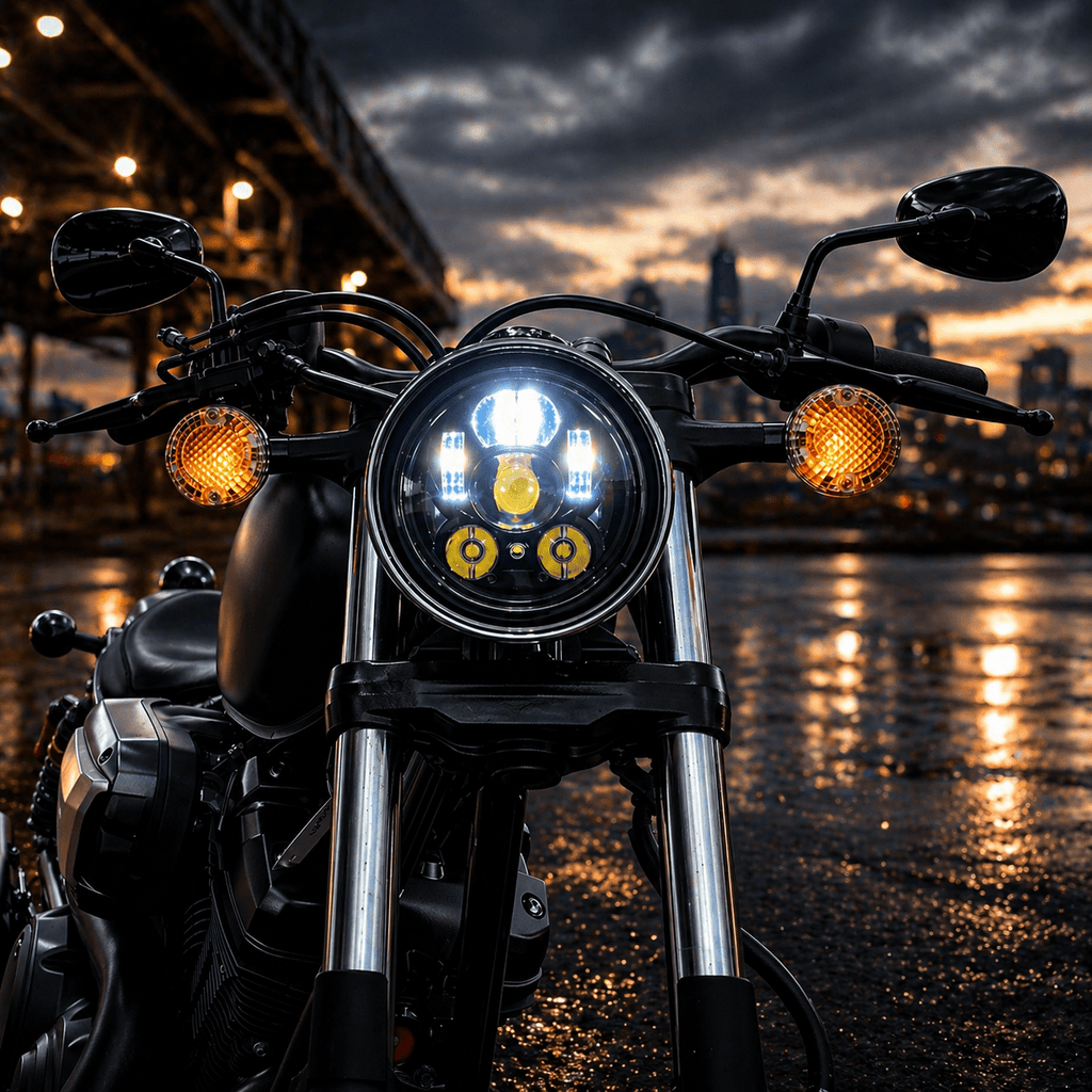 Eagle Lights 5 3/4" LED Headlight for Yamaha XVS650, Bolt, Raider, Road Star, Stryker Models