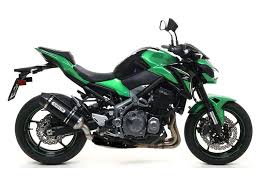 71856AKN Arrow Race-Tech Slip-on Exhaust, Aluminum Dark for Kawasaki Z900 17-24
