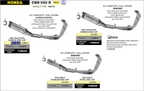 71069PR Arrow CBR650R /CB 650 R 2024- 2025 Pro-Race Racing Full Exhaust TITANIUM PRO-RACE SILENCER + STAINLESS STEEL COLLECTORS