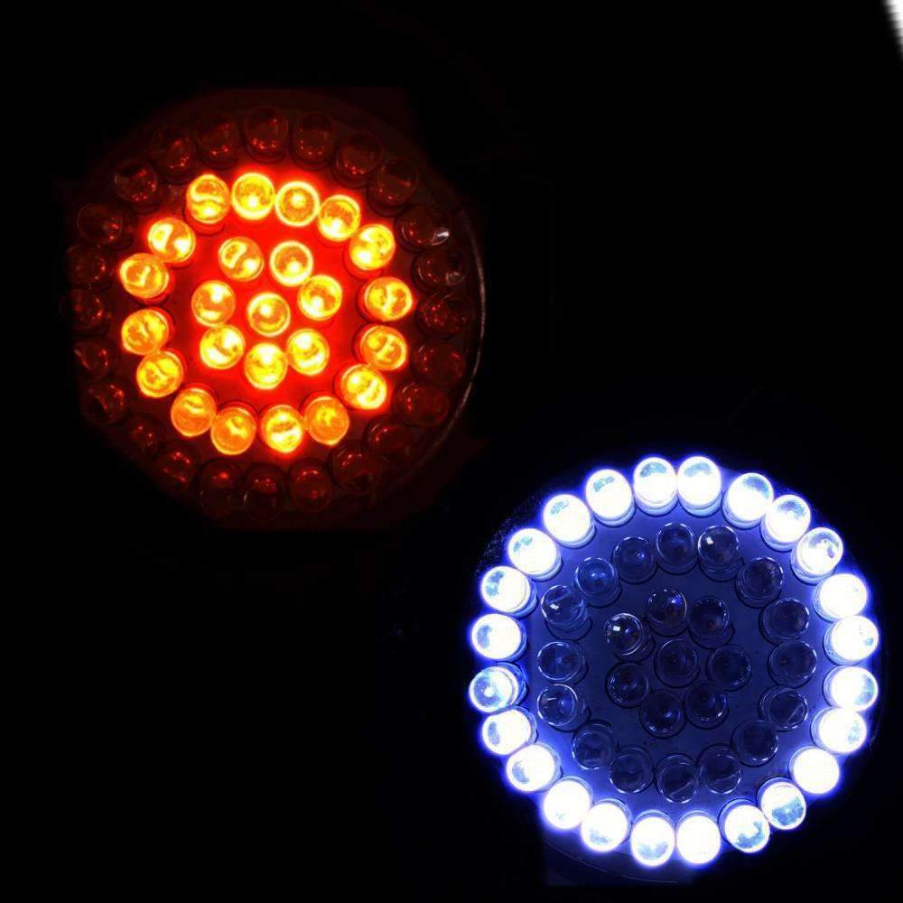 Eagle Lights 3 1/4" Front and Rear LED Turn Signal Kit for Harley-Davidson® Motorcycles - Generation I / Red Rear Turn Signals