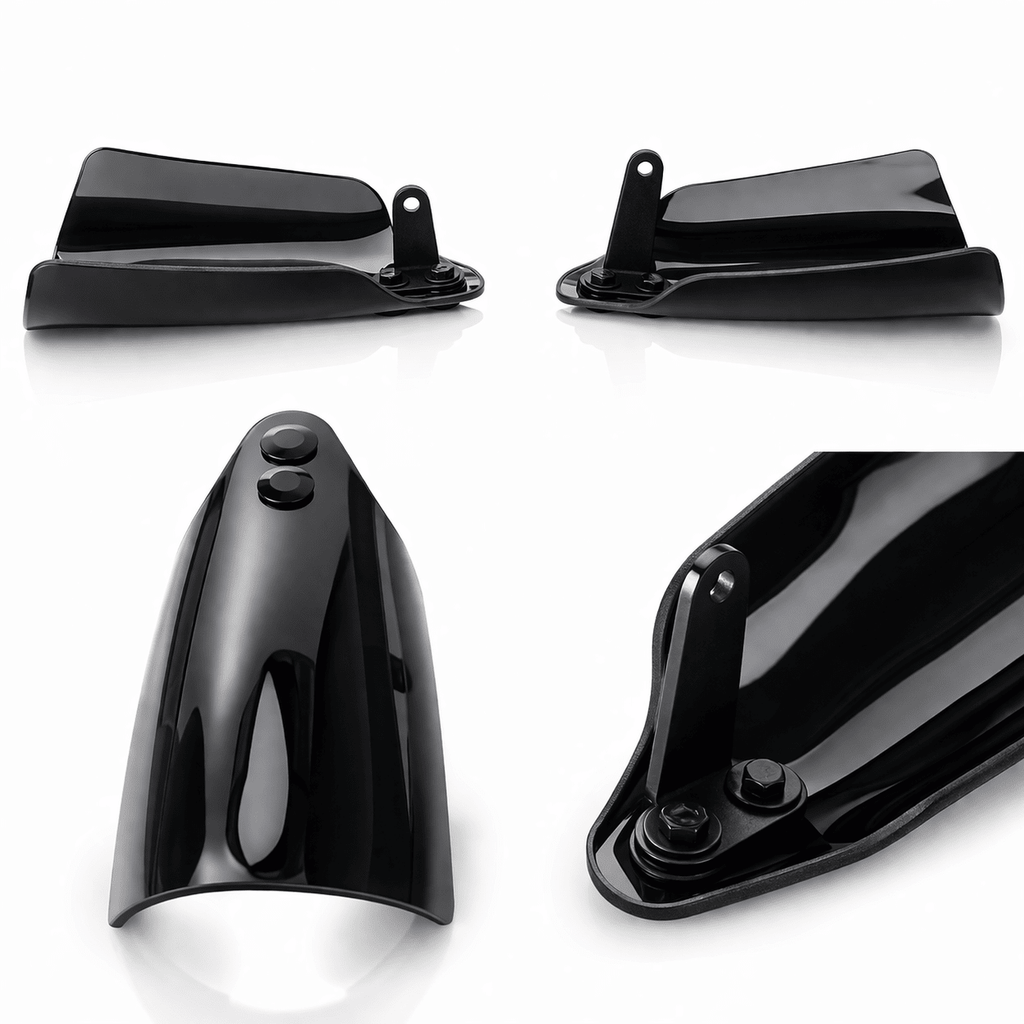 Eagle Lights HANDSHIELD Club Style Hand Guards for Harley-Davidson® Dyna, Softail, Sportster, Road Glide, and Road King Motorcycles