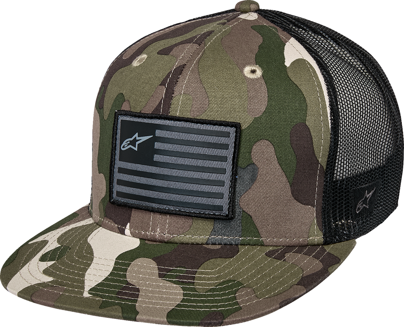 Flag Flat Trucker Hat