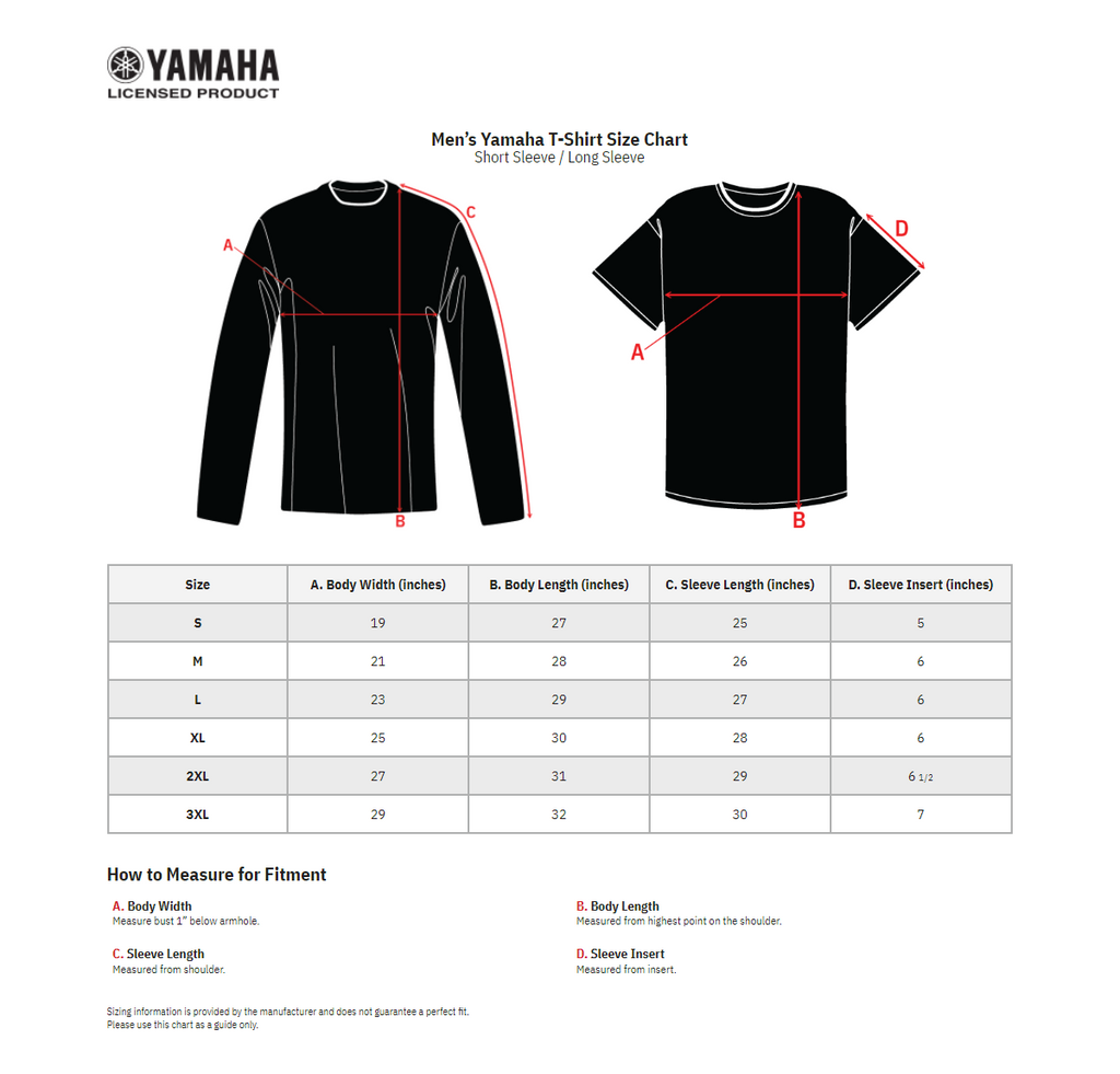 Yamaha Heritage Diagonal Long-Sleeve T-Shirt