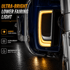 Eagle Lights SUNBURST Lower Fairing Grill LED Lights for Harley-Davidson® Motorcycles