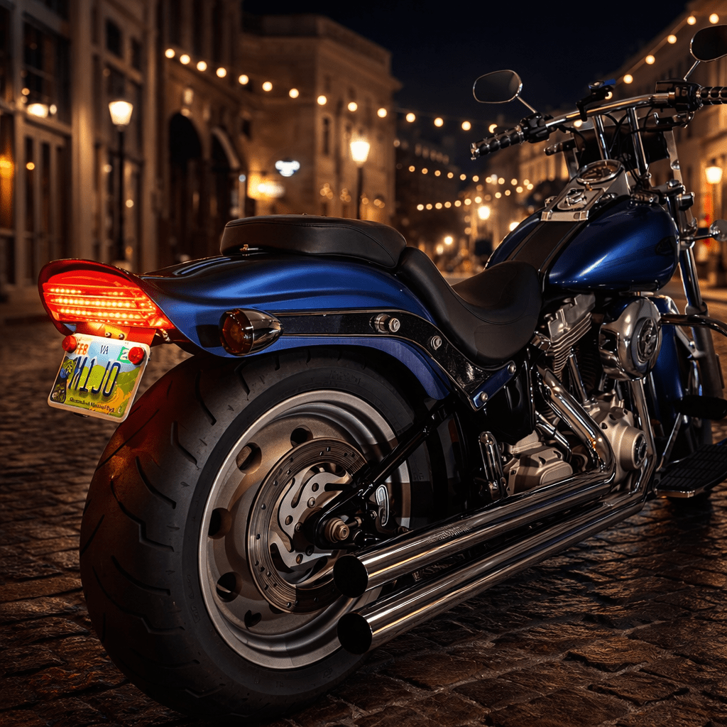 Eagle Lights Bobtail Tri-Bar LED Tail Light For Harley-Davidson® '06 - Current Softail FXST, FXSTB, FXSTC, FXSTS and FLSTSB