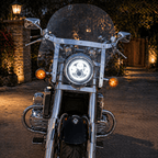 Eagle Lights 1997-2003 Honda Valkyrie Round Projection LED 7" Headlight and 4.5" Passing Lights