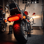 Eagle Lights Bobtail Tri-Bar LED Tail Light For Harley-Davidson® '06 - Current Softail FXST, FXSTB, FXSTC, FXSTS and FLSTSB