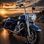Eagle Lights 7" LED Headlight Kit for Harley Davidson and Indian Motorcycles - Generation III / Black