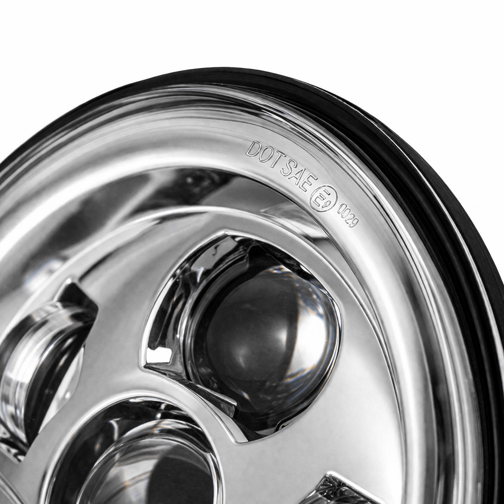 Eagle Lights 7" LED Motorcycle Headlight Kit Generation III / Chrome