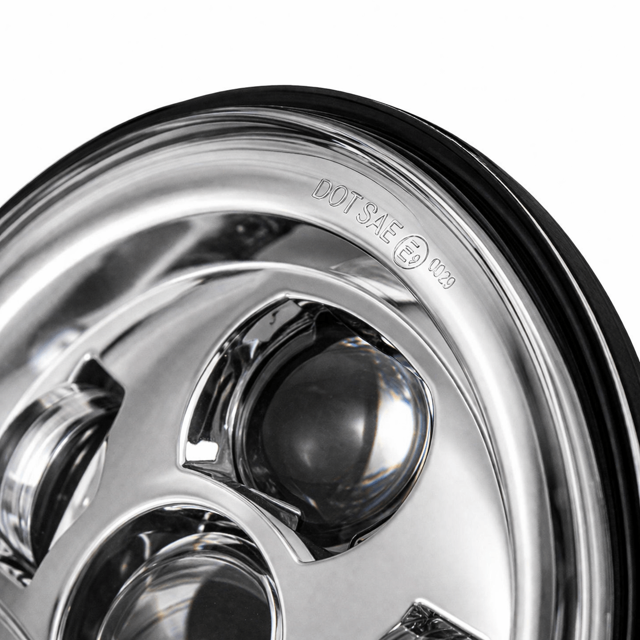 Eagle Lights 7" LED Motorcycle Headlight Kit Generation III / Chrome