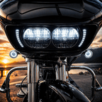 Eagle Lights Vent Insert Midnight Edition LED Running Lights and Turn Signals for Harley-Davidson® Road Glide Motorcycles