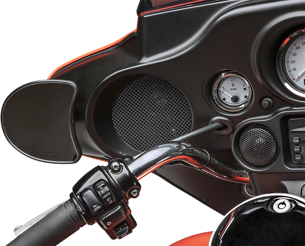 J & M ROKKER® XRP 6.58° Fairing Speaker Kit with Hi-Output PEI Tweeter