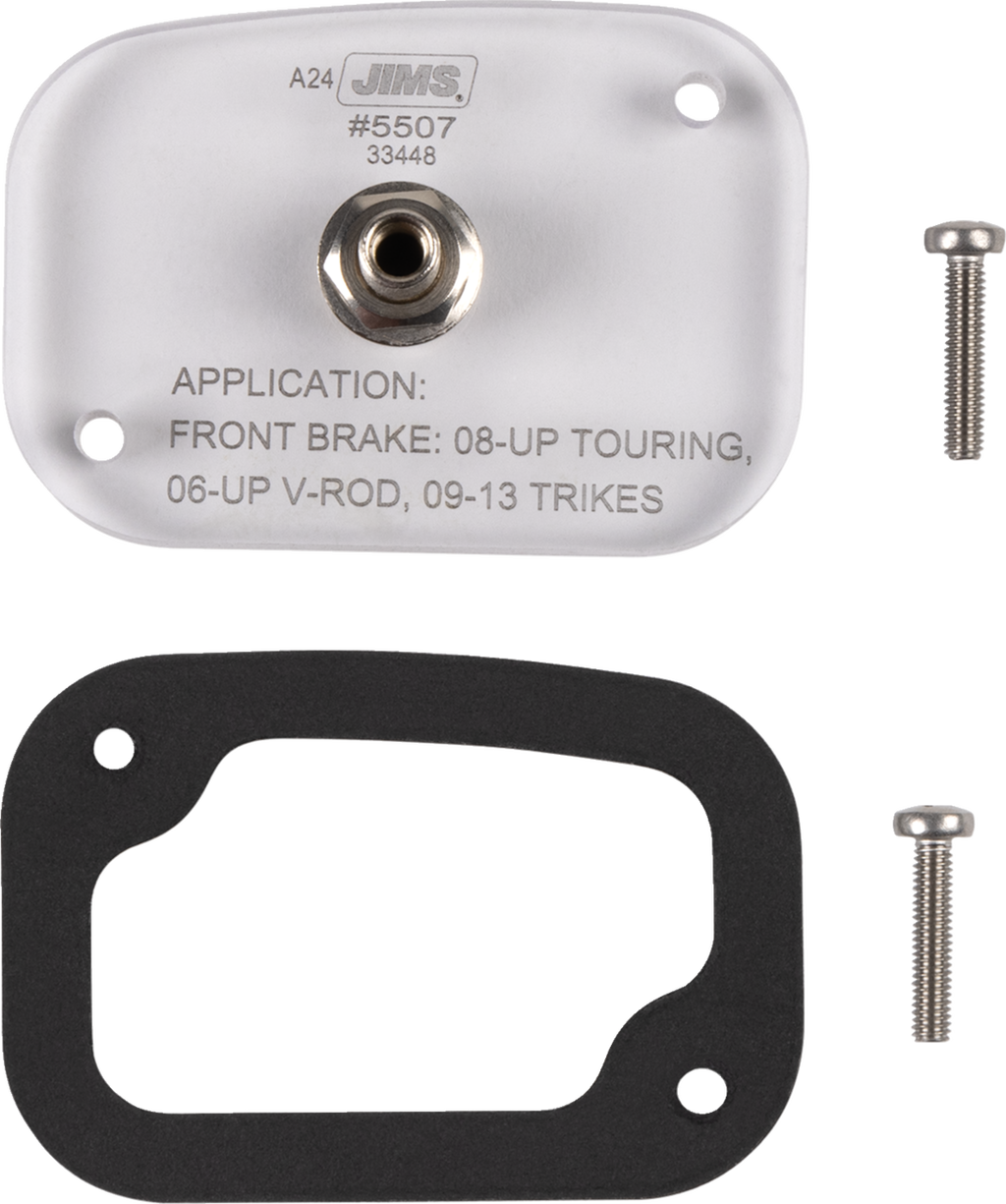 JIMS Master Cylinder Brake Bleeding Solution - Lid Kit / Front Brake 3850-0297