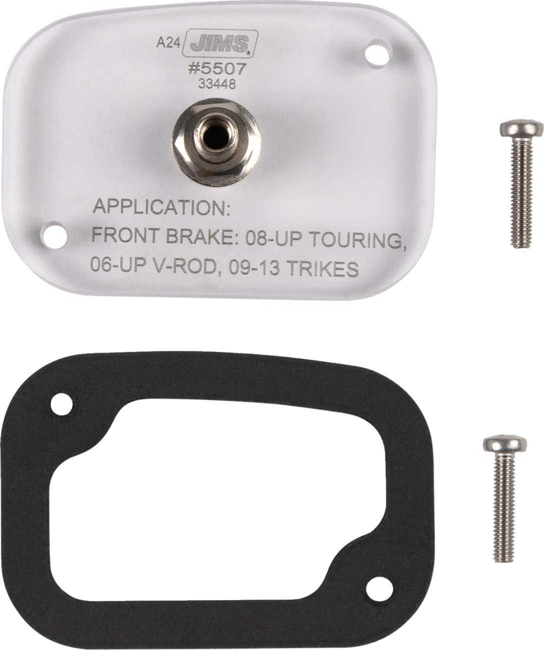 JIMS Master Cylinder Brake Bleeding Solution - Lid Kit / Front Brake 3850-0297