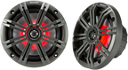 KICKER All-Weather Coaxial Speakers with LED Lighting