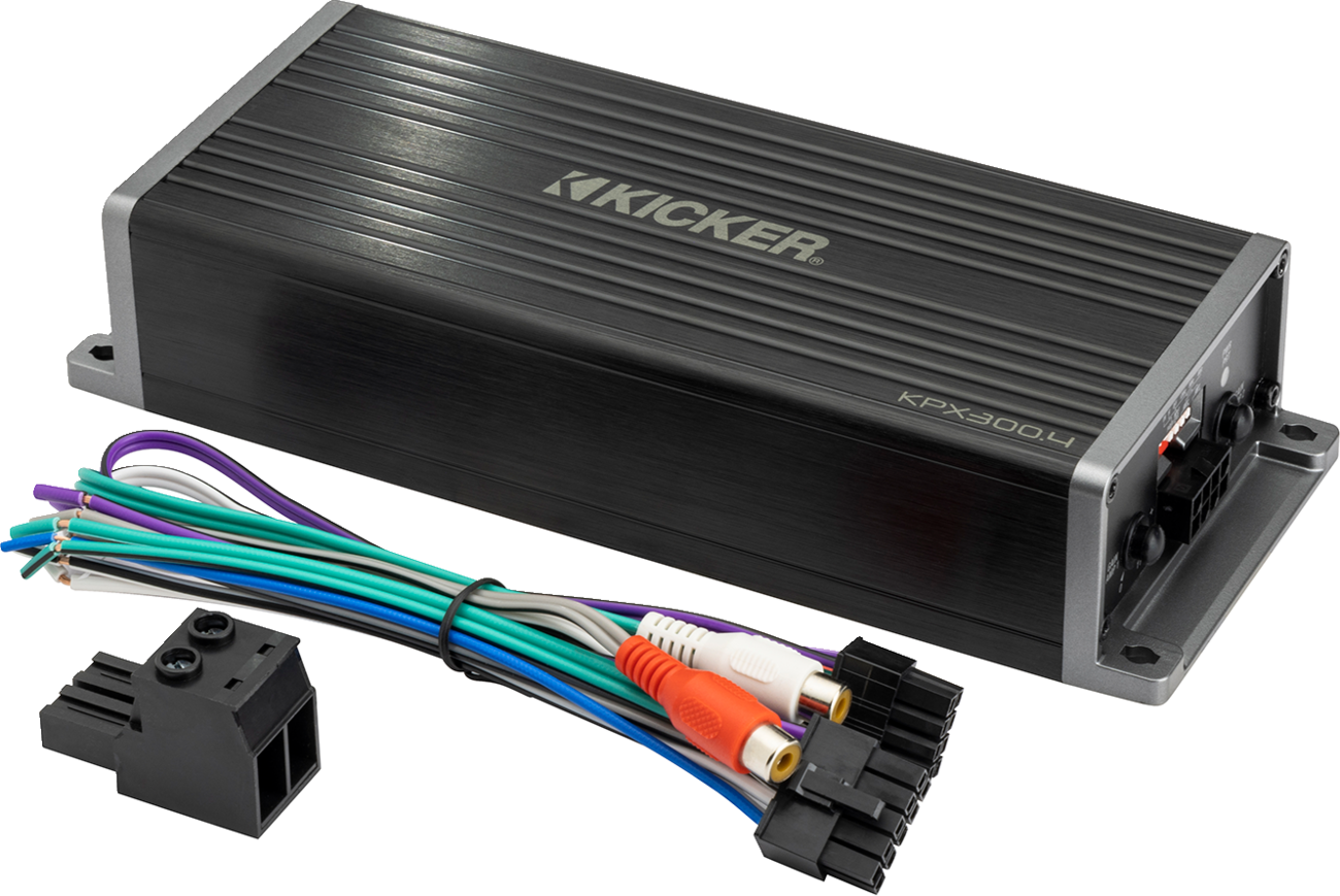 KICKER Amplifier - 75 W x 4 / Weather Resistant 4405-0937