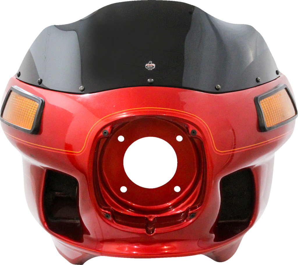 KLOCK WERKS Flare® Windshield - 9" / Black / '83-'93 FXRT 2310-0714