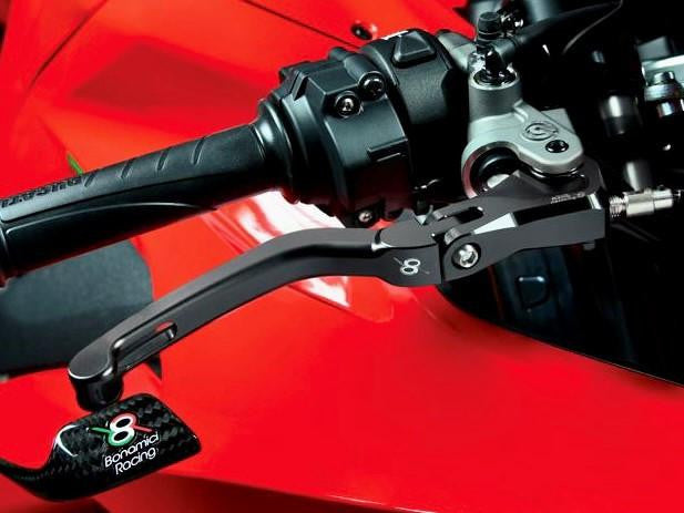 Bonamici Ducati Panigale V2 Brake & Clutch Levers (SingleArm Rear) (Black)