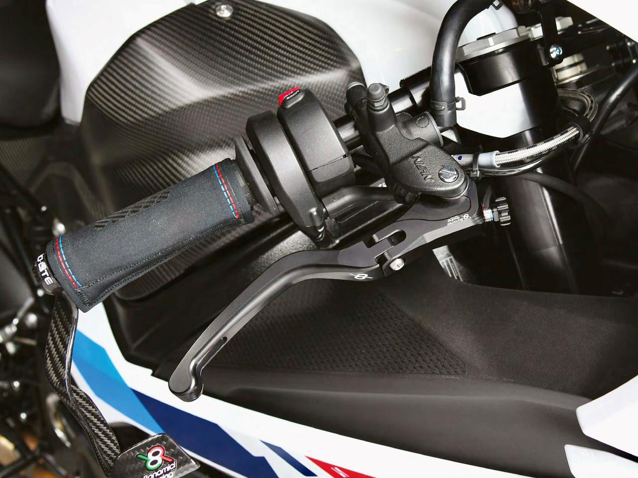 Bonamici BMW S1000RR Brake & Clutch Levers (15-19) (Black/Blue)