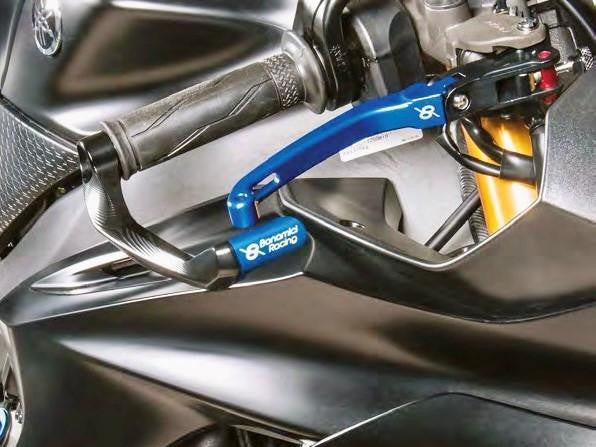 Bonamici Yamaha R3 Brake & Clutch Levers (2015+) (Black/Blue)