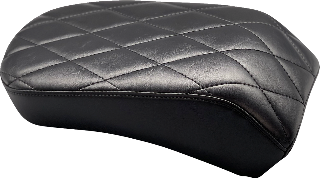 LE PERA Bare Bones Series Pillion Pad — Diamond Stitch - Bare Bones Pillion Pad / Diamond / Black / FL/FX '18-'22 0802-1484