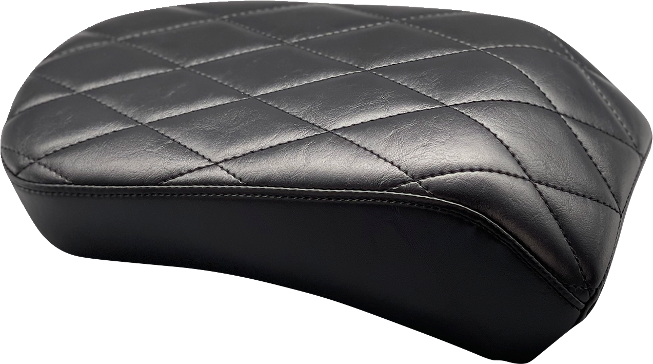LE PERA Bare Bones Series Pillion Pad — Diamond Stitch - Bare Bones Pillion Pad / Diamond / Black / FL/FX '18-'22 0802-1484