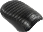 LE PERA Bare Bones Series Pillion Pad — White Piping/Diamond Stitch - Bare Bones Pillion Pad / Diamond / Black w/ White Stitch / FLFB/S '18-'23 0802-1488