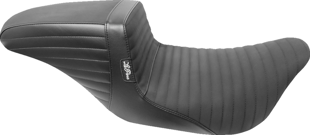 LE PERA Kickflip Daddy Long Legs Seat - Pleated w/ Gripp Tape / Black / FL '08-'23 0801-1165