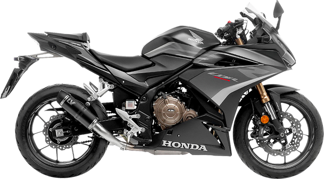 LeoVince GP Corsa EVO Slip-On Muffler - Black Edition - CB/CBR 500