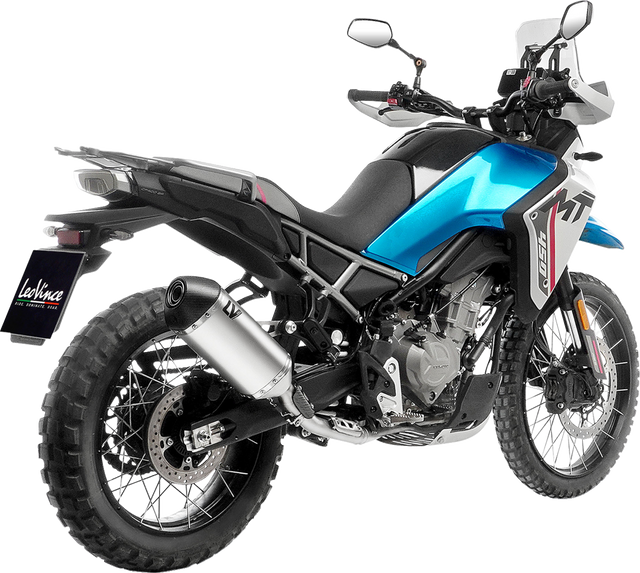 LeoVince Head Pipe - Brushed/Stainless Steel - CFMOTO 450 MT