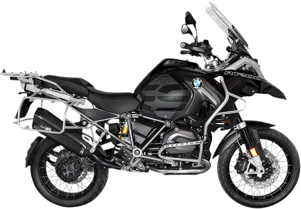 LeoVince LV-12 Black Edition Slip-On Muffler - R1200GS/Adventure