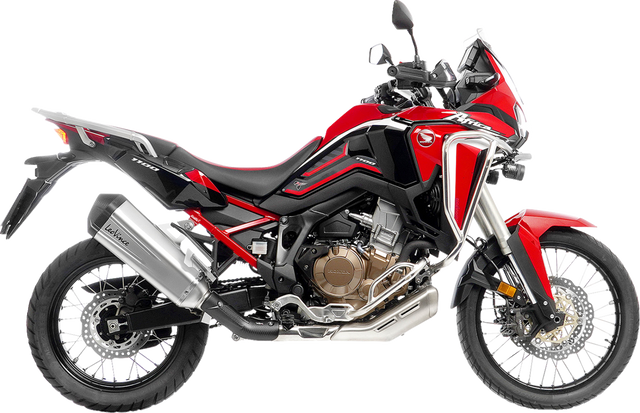 LeoVince LV-12 R Slip-On Muffler - Stainless Steel - Honda CRF1100