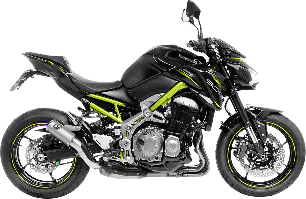LeoVince LV Corsa S Slip-On Muffler - Titanium - Kawasaki Z 900