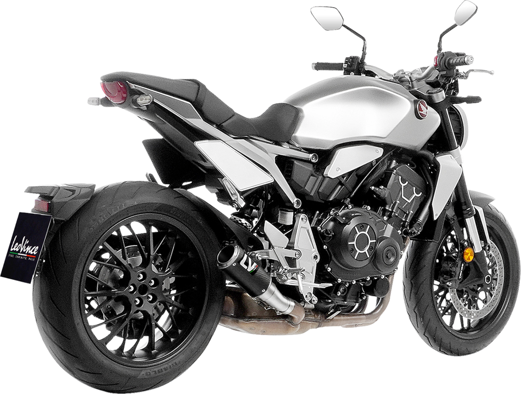 LeoVince LV Corsa Slip-On Muffler - Carbon Fiber - Honda CB 1000 R