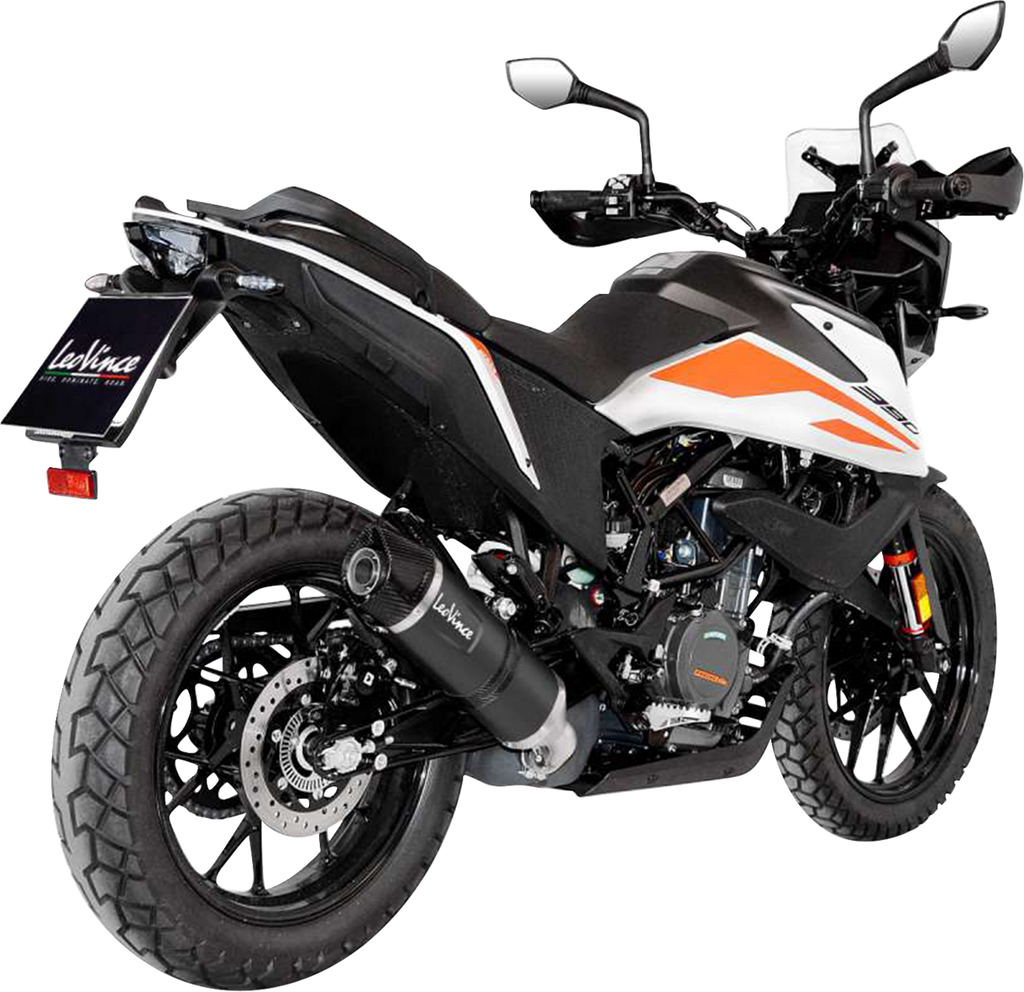 LeoVince LV One Evo Slip-On Muffler - Black - 390 Adventure