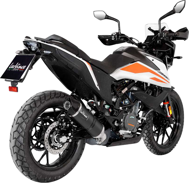 LeoVince LV One Evo Slip-On Muffler - Black - 390 Adventure