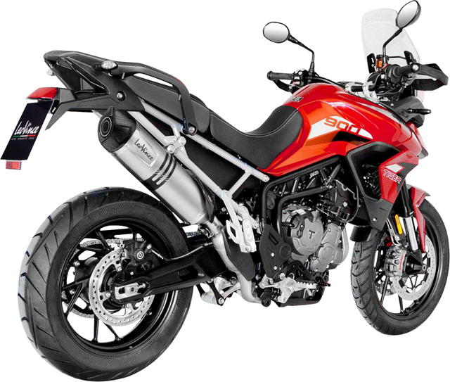 LeoVince LV One Evo Slip-On Muffler - Stainless Steel - Tiger 900