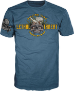 LETHAL THREAT Killing Time T-Shirt - Blue / 2XL 3030-21588