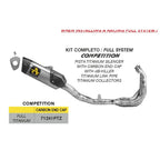 ARROW 71241PTZ Arrow Yzf R9 2025 Competition Evo Titanium Full system exhaust WITH db killer