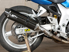 M4 Exhaust 1999-02 Suzuki SV 650 Slip On System – Carbon