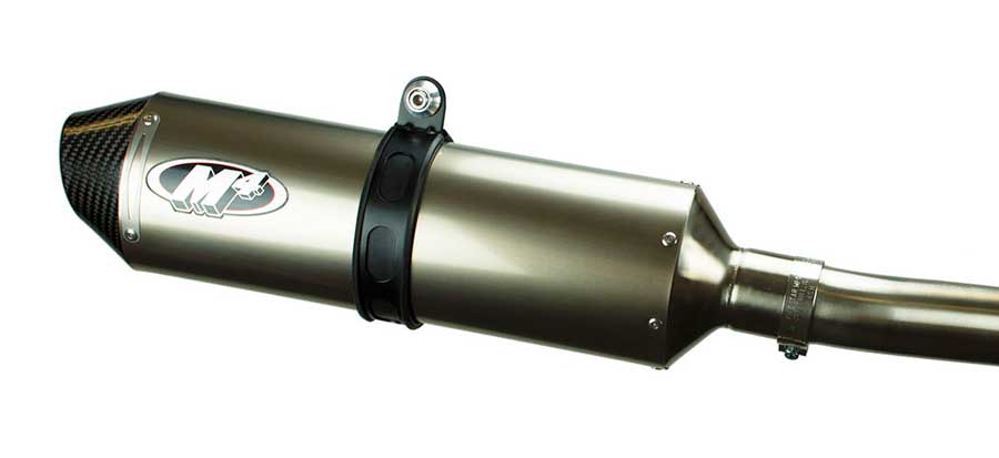 M4 Exhaust 2001-05 Yamaha FZ1 Slip On – Titanium