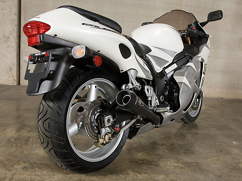 M4 Exhaust 2002-07 Suzuki Hayabusa Slip-On Dual Drag Black